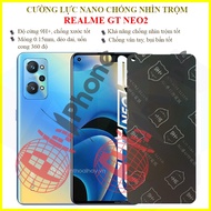 Realme GT Neo2 (neo 2) anti-peeping sticker - 9H+ nano flexible tempered sticker