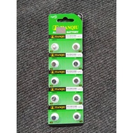 10 Pcs AG1/LR621H Alkaline Battery