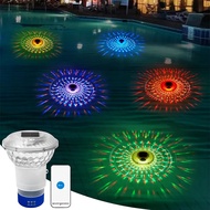 2 pcs Floating Pool Lights Waterproof Pool Light Float Decoration Color Changing light 7 Dynamic Eff