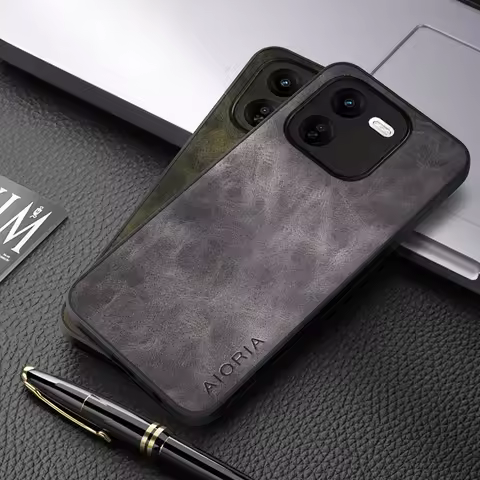 Case For Vivo IQOO Z9X 5G Luxury PU Leather Skin Cover For Vivo iQOO Z9 Turbo Case