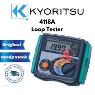 Kyoritsu 4118A LOOP/PFC/PSC Loop Testers (KEW 4118A) ~ Original 👍 12 Months Warranty 👍 Ready Stock 🔥🔥