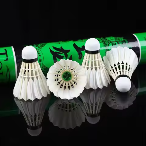 Team RSL DRAGON Badminton Shuttle Professional Tournament Level Shuttlecock Goose Feather Badminton 