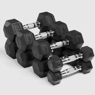 Hexagonal Dumbbell Cast Iron 50kg 60kg Solid Dumbbell Mens Home Gym Commercial Use Anti-slip Coating
