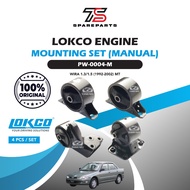 LOKCO Engine Mounting Proton WIRA 1.3/1.5 MT (1992-2002) (4pcs) Enjin Barang Kereta