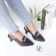 HMF Terikala Women's Glitter Heels 5 cm RD31