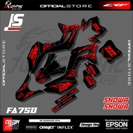 Precision crf 150L full body decal with fa750 fire motif