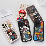 Phone Case For RENO 12F 11F 11 12 10 PRO 7Z Cartoon Games Super Mario Bros Cartoon Transparent Soft 