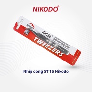 Combo 5 Nhíp cong nhặt lông yến loại tốt chính hãng Nikodo/ Nhíp nối mi gọn nhẹ/ Nhíp gắp linh kiện