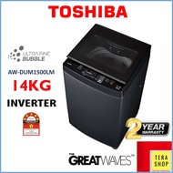 Toshiba 13KG 14KG Top Load Inverter Washing Machine Mesin Basuh