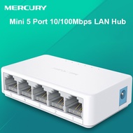 Y123 MERCURY S105C Ethernet Switch Mini 5 Port Desktop Ethernet Network Switch 10/100Mbps LAN Hub