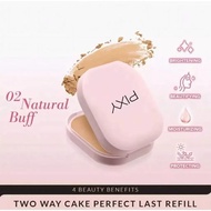 Pixy UV Whitening Lightening Powder Two Way Cake Perfect Last Refill - Bedak Refil TWC Pixy UV