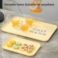T Tray Household Water Cup Bread Rectangular Dinner Plate Snack Placement Plate Fruit Plate Cup Spec