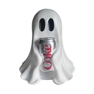 New COCA-COLA Ghost Figurine Holding Diet Coke Can Halloween No drinks
