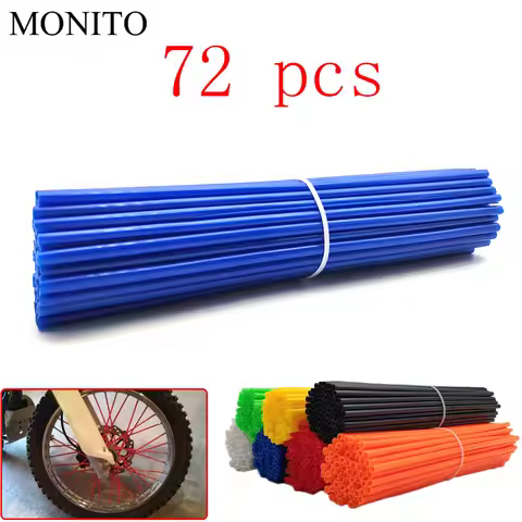 For YAMAHA XT250 TRICKER DT230 DT 125 230 LANZA KAWASAKI Motorcycle Wheel Rim Spoke Protector Dirt B