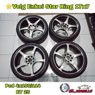 Velg Mobil Enkei Star Ring 17 Lebar 7 Rata