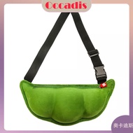 New Japanese Harajuku funny crossbody bag, personalized and fun edamame shaped bag, soft girl waist 