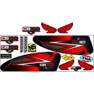 CB100 STICKER VARIATION STRIPING CUSTOM ART STICKER CB100