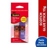 3M Scotch Glue Stick Twin Pack (8g x 2 Sticks) / (15g x 2 sticks)