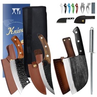 XYj 3 Pieces Knife Set 6 7 Stainless Steel Kitchen Knives Meat