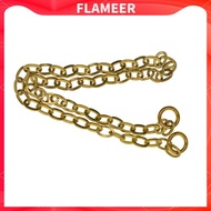 [FlameerMY] Solid Brass Metal Chain Biker Trucker Keychain Key Chain Jeans Wallet Chain