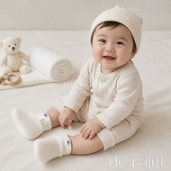 Waffle Knit Baby Shoes 0-1 Years Baby Socks 0-1 Years