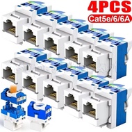 RJ45 Ethernet Coupler - Color-Coded T568A/B Wiring Adapter - Ethernet LAN Cable Extension - Cat5e Ca