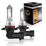 WEELMOTO 9006 HB4 Mentol Lampu Depan Kereta Halogen, P22d 12V/51W, IP67, 9006 - Mentol Lampu Depan H
