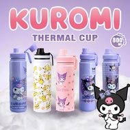 MKBK 1000ML/800ML/600ML Children’s Insulated Cup Sanrio Kuromi Sports Water Bottle  Cartoon Drink Cu