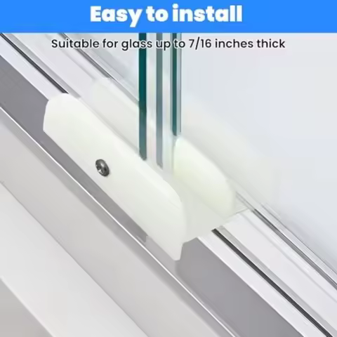 Plastic Construction M6219 Sliding Shower Door Bottom Track with Screw 1/2 Inch Channels Plastic Tra