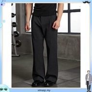 ECINOS MAN - Harvey Pleated Straight Trousers Seluar Slack Lelaki  Men's Pant s  Men's Trousers