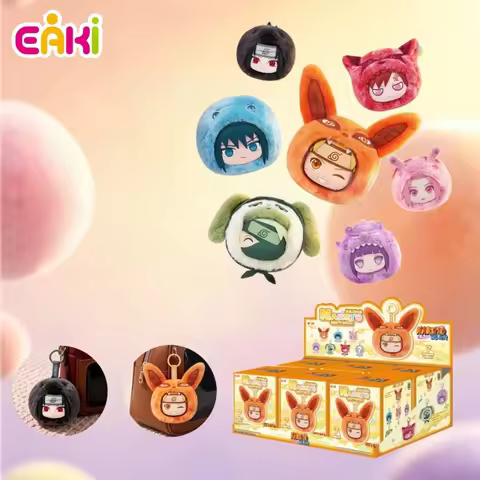 Authentic EAKI Naruto Shippuden Blind Box Earbuds Case Alternate Color Storage Pouch Naruto Sasuke S