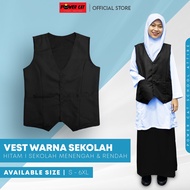 Vest Hitam Sekolah Rendah &amp; Menengah Jenama Vinter  / Size : S-6XL / SCHOOL UNIFORM / SCHOOL VEST BLACK