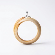Pig Fang High Quality Artificial Silver Plated Ring, size 6.7cm