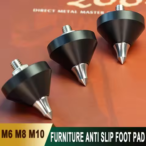1-4Pcs Audio Damping Feet Anti-Shock Spikes CNC 316L Stainless Steel M6 M8 M10 Screw Mount for Speak