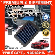 Car Air Filter HONDA CITY GN2 1.5 2020 - 2022 WORKS ENGINEERING Performance Engine Fuel Saver Penapi