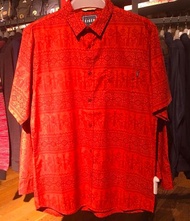 Kemeja Batik Eiger Lengan Pendek Pria Original Kambera Shirt 1989-Red