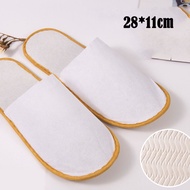 10 Pair Disposable Slipper Room Slipper Travel Non-Slip Bath Closed Toe Washroom Hotel Slippers Spa 