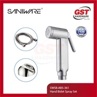 Saniware Hand Bidet Spray Set 1.2M Stainless Steel Bidet Hose Bidet Spray Toilet Bidet Set Flexible 