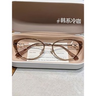 New cat-eye frame glasses can be fitted with prescription lenses for myopia and astigmatism, featuri