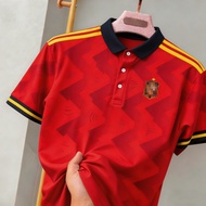 2026 World Cup Spain Red Series Unique Design Polo Jersey Simple And Elegant