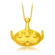 CHOW TAI FOOK Disney Pixar Collection 999 Pure Gold Pendant: Toy Story - Alien R18959