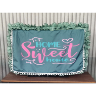 Shafiyyah.Sarban Bando TV Shabby Chic Printing 24-32 inch LED / LCD / MONITOR Aneka Motif