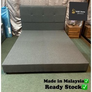 Bedframe Queen/ Headboard Divan/ Katil Queen/ Fabric Bedframe Queen/ Katil 5FT/ Divan