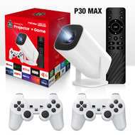 NEW P30MAX Game 3DProjectorโปรเจคเตอร์เกม 4K ULTRA HD Plug and Play Android11 720P โฮมเธียเตอร์