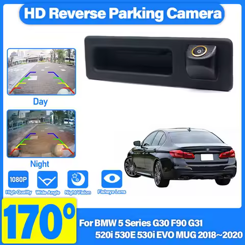 Backup Rear Camera For BMW 5 Series G30 F90 G31 520i 530E 530i EVO MUG 2018~2020 Parking Trunk Handl