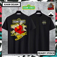 100% PREMIUM COTTON OFFWH1TE SESAME STREET 7 Cotton Tshirt T Shirt Men Women Unisex Baju Lelaki Wani