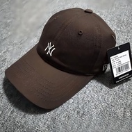 2026 New NY Korean Style Baseball Cap Soft Top Casual Sun Visor Peaked Cap Embroidered Curved Brim H