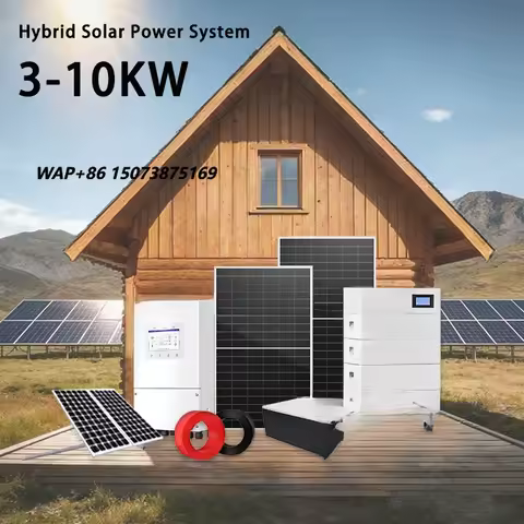 Off Grid Hybrid Solar Energy System 3KW 5KW 6KW 8KW 10KW Solar Panels With Battery and Inverter Comp