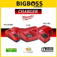 Milwaukee M12TM Replacement Charger 220 - 240Volt Battery Charger for 2.0Ah / 3.0Ah / 4.0Ah / 6.0Ah 