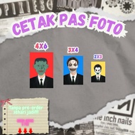 [heylab] Print passport photos 5pcs | Photo print | Passport photo size 2x3 3x4 4x6 | Custom Photo